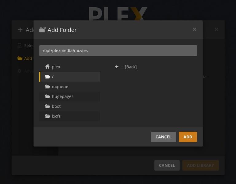 Plex Media Server Movies Folder