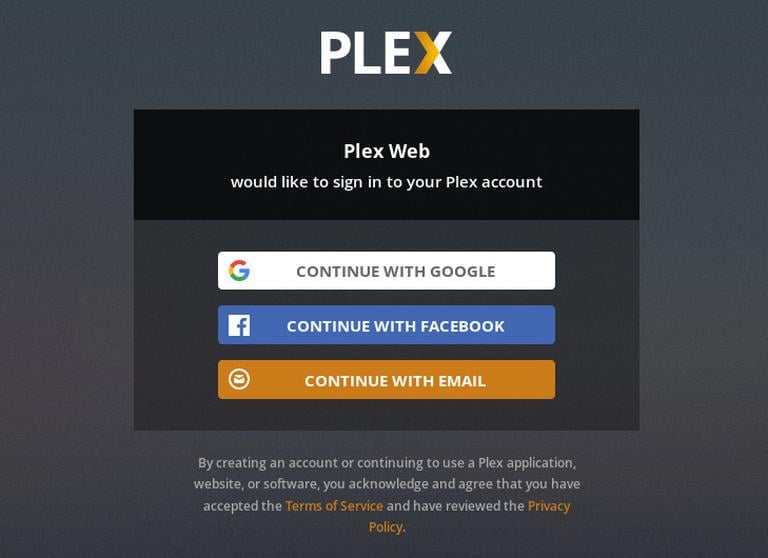 Continue with google. Как установить Plex. Plex Media Server. Plex x Defender что такое.