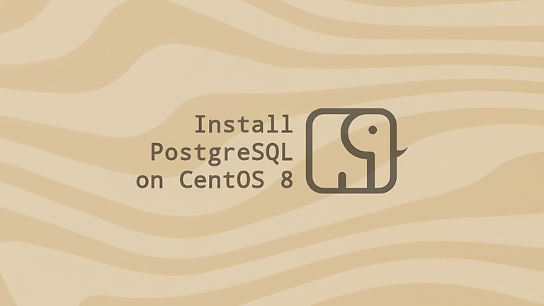 Install PostgreSQL on CentOS 8