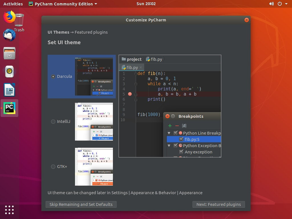 pycharm for linux ubuntu