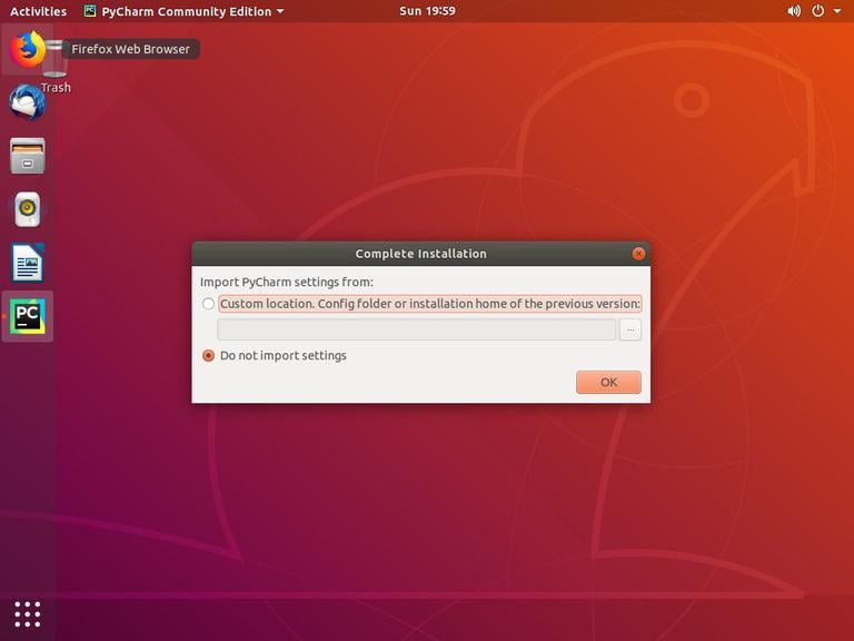 pycharm community ubuntu