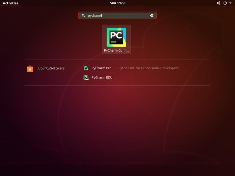 pycharm community ubuntu