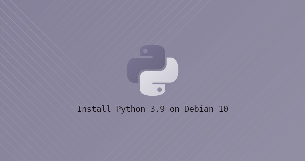 python install debian