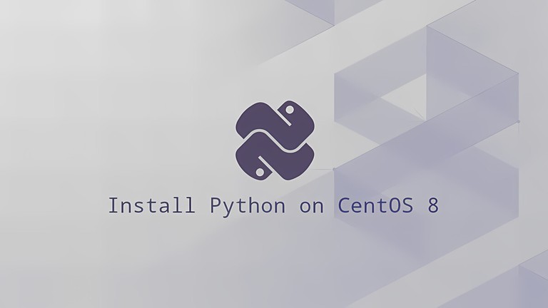 Install Python on CentOS 8