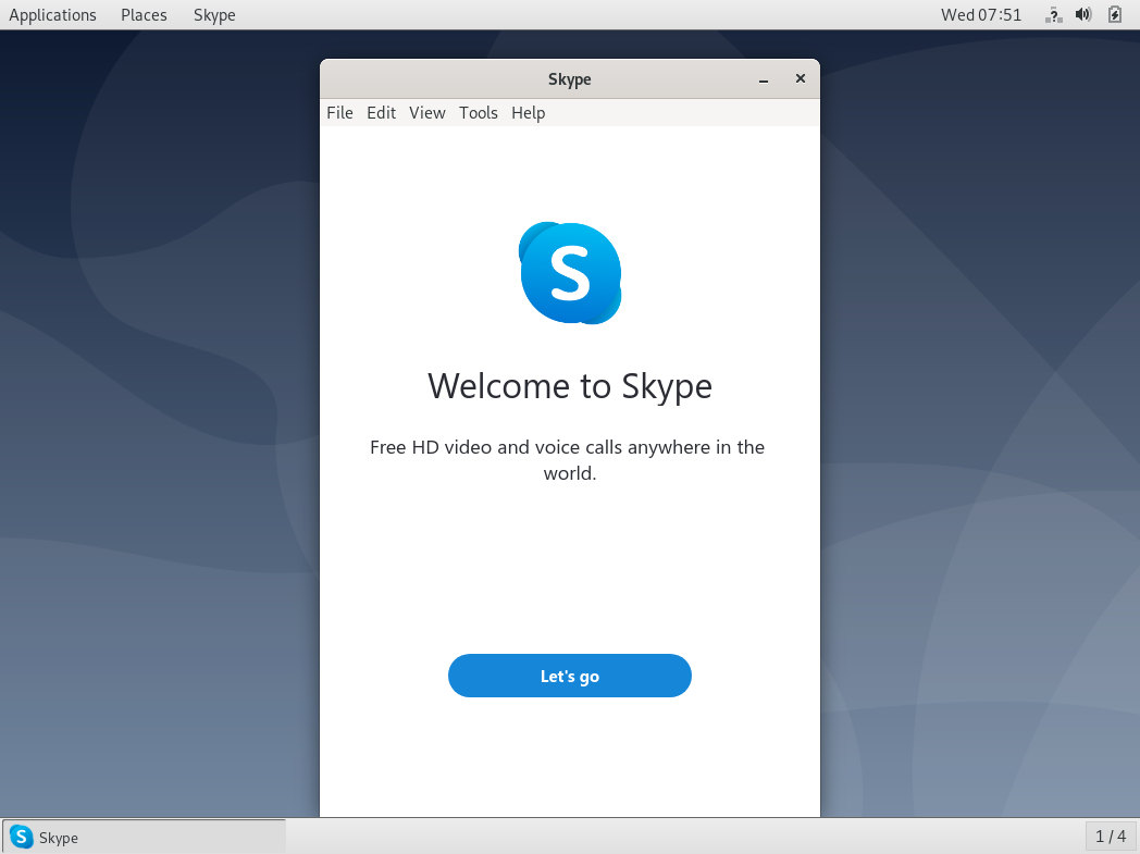 open skype account first time