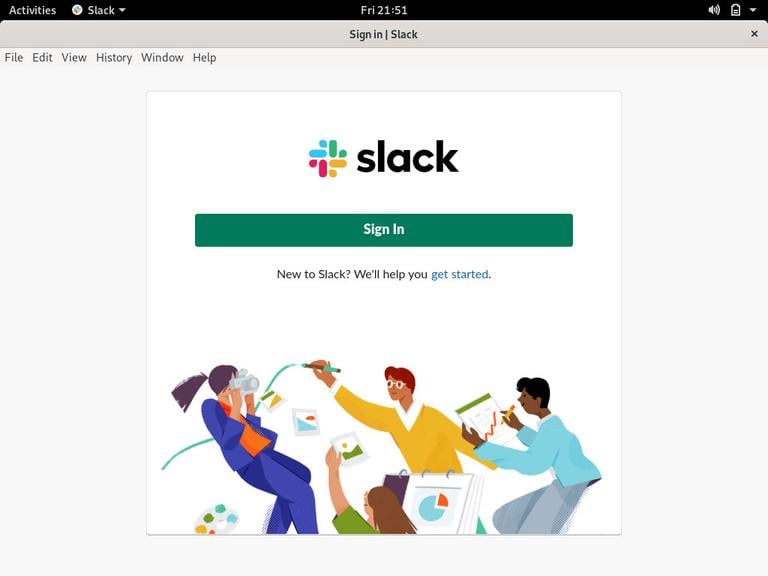 Как установить slack на debian