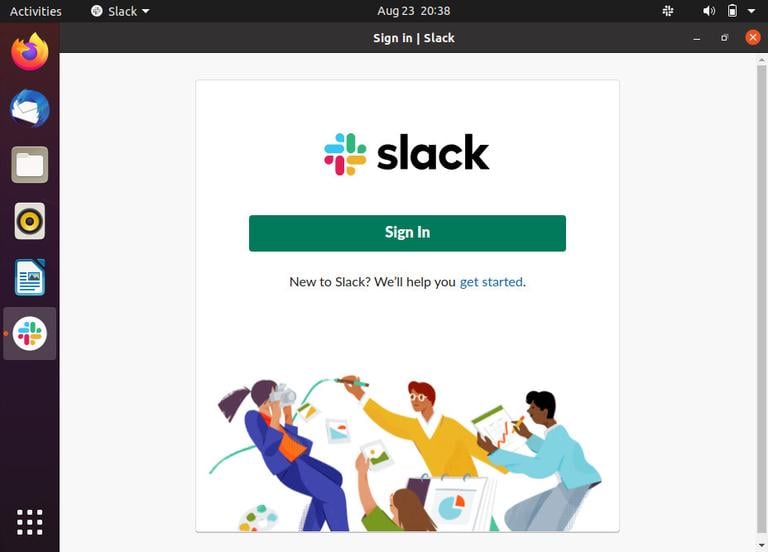 install slack snap