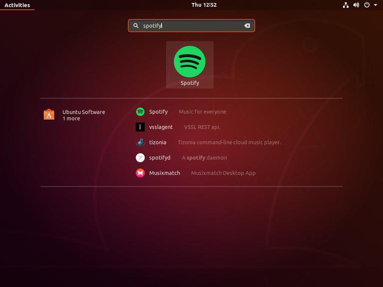 Start Spotify Ubuntu
