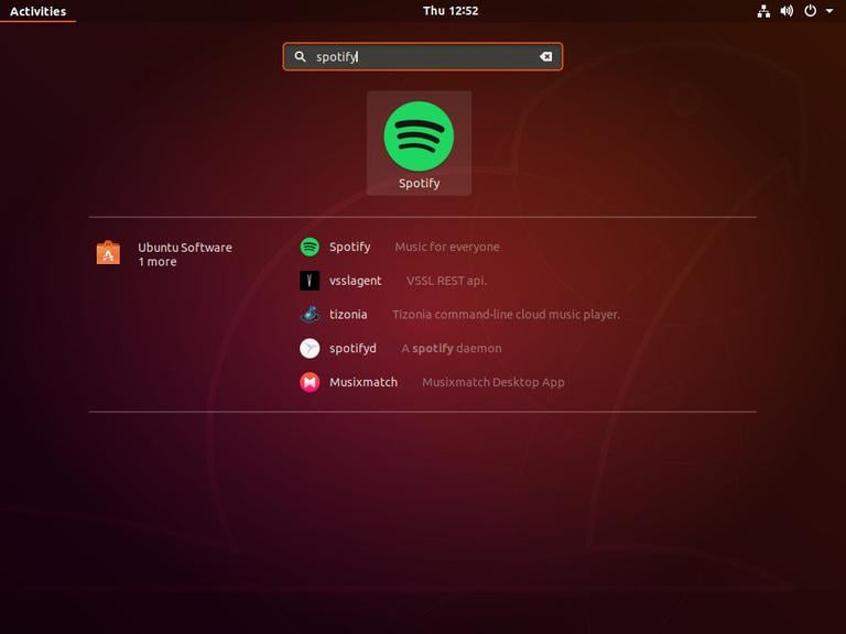 Start Spotify Ubuntu
