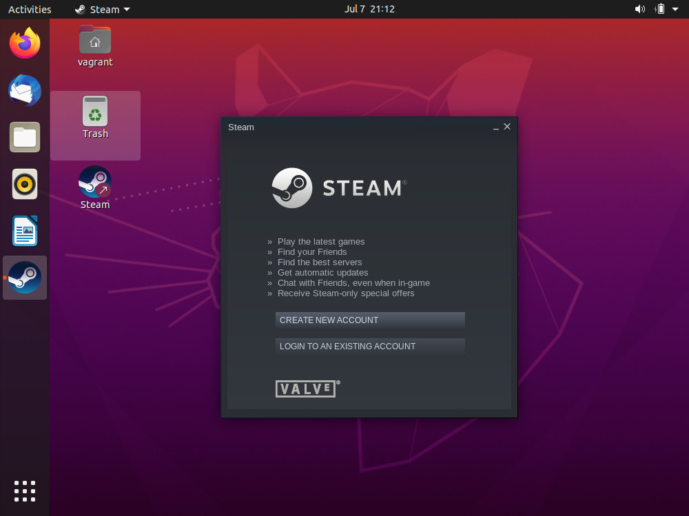 steam ubuntu install