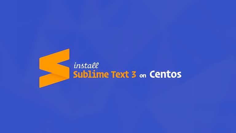 How to install Sublime Text 3 on CentOS 7