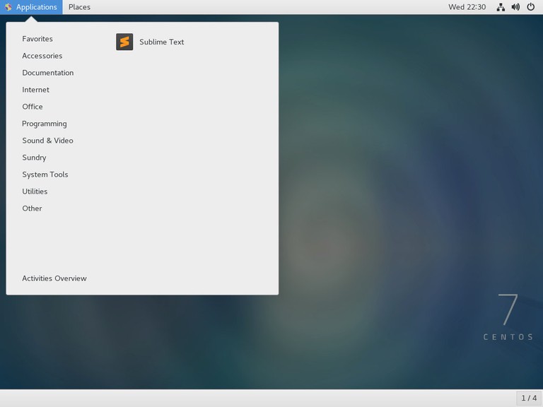 Start Sublime Text CentOS