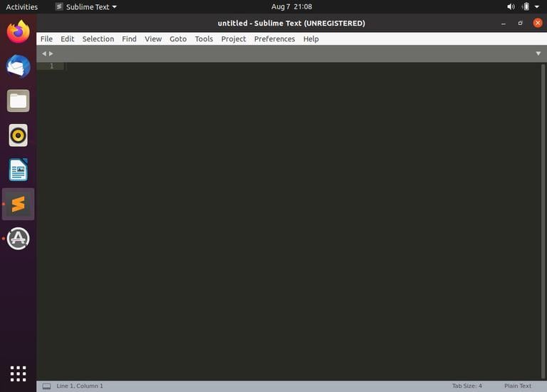 ubuntu install sublime text