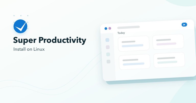 Super Productivity task manager running on Linux