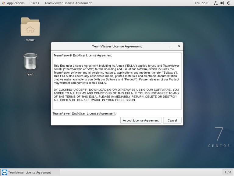 download teamviewer 14 centos 7