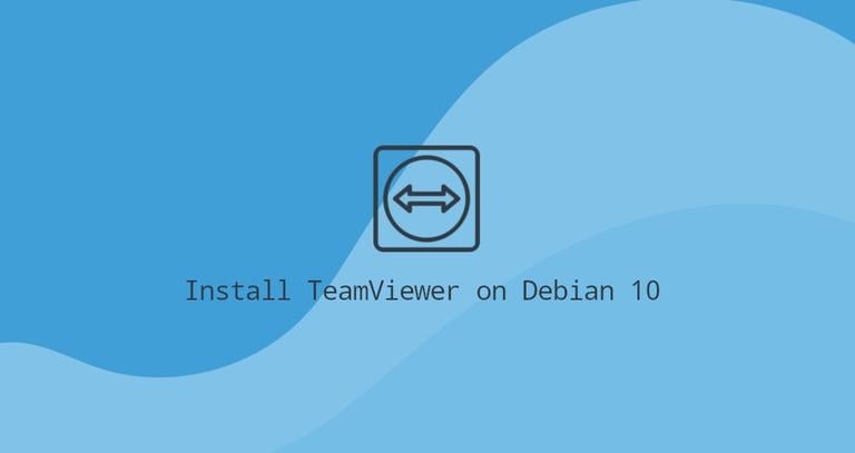 Установить teamviewer debian 10