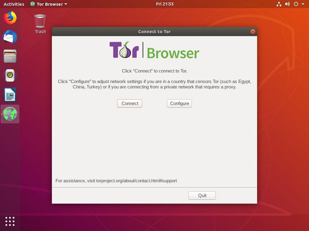 tor browser from usb hudra
