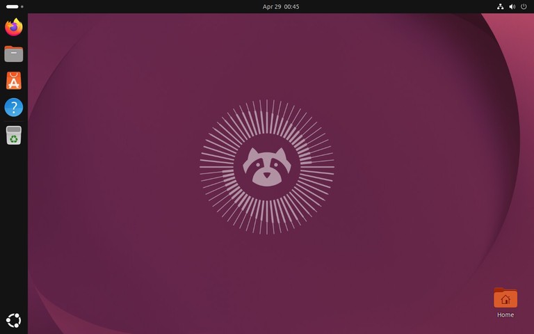 Ubuntu 26.04 desktop after installation