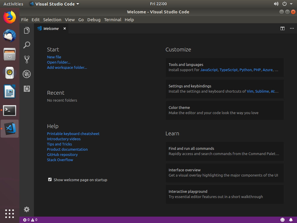 install visual studio code ubuntu 22.04