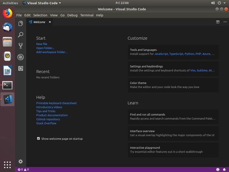 install visual studio code ubuntu