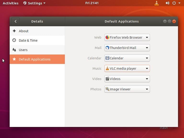 Ubuntu VLC Default