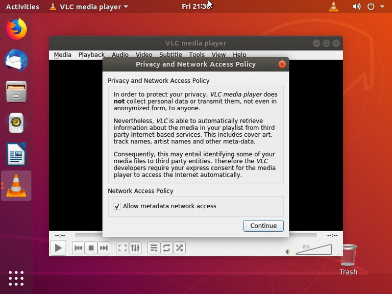 Ubuntu VLC Policy