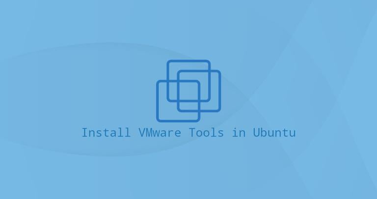 Install VMware Tools in Ubuntu 18.04