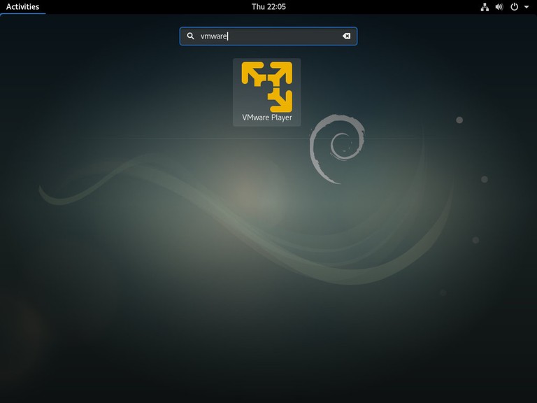 debian vmware activities