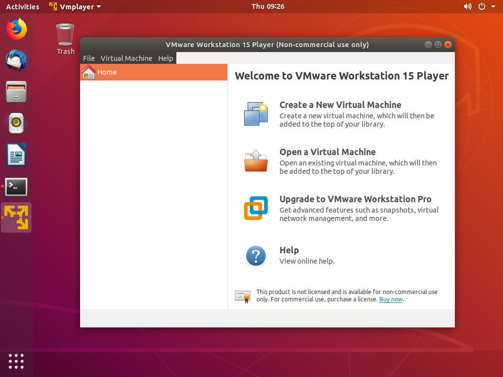vmware ubuntu image