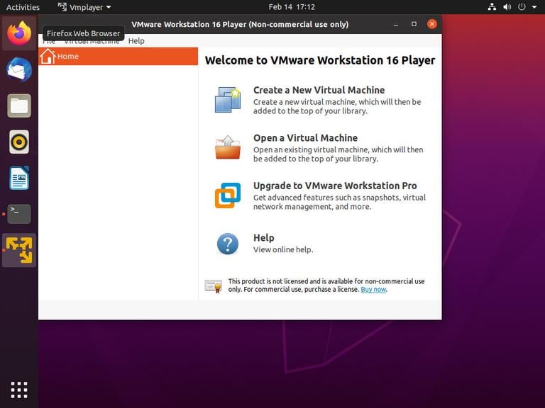 install vmware player ubuntu 20.04