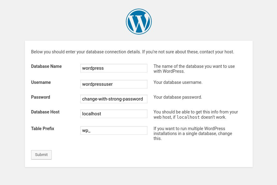 Развернуть wordpress локально linux nginx