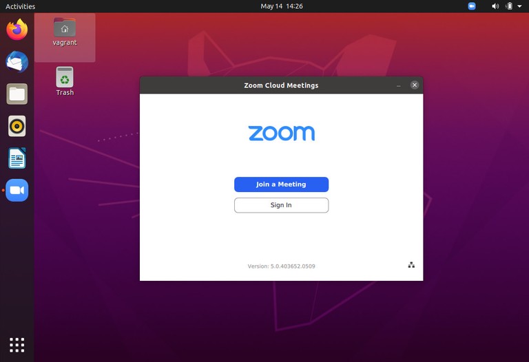 Ubuntu Zoom