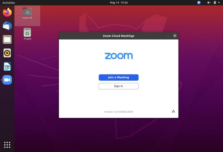 Ubuntu Zoom