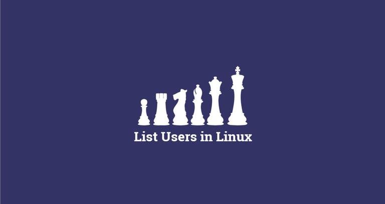 List Users in Linux