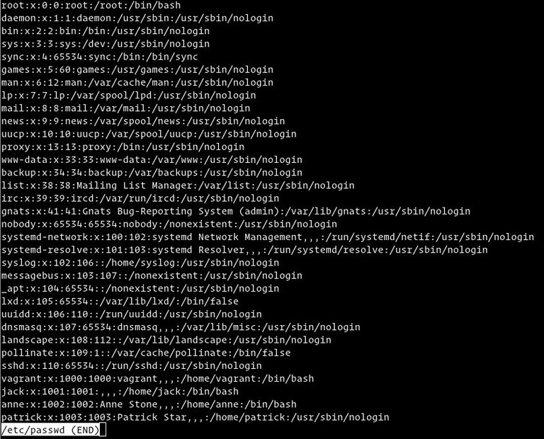 linux etc passwd list users