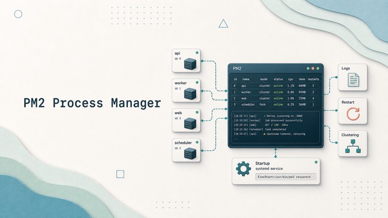 Managing Node.js processes with PM2