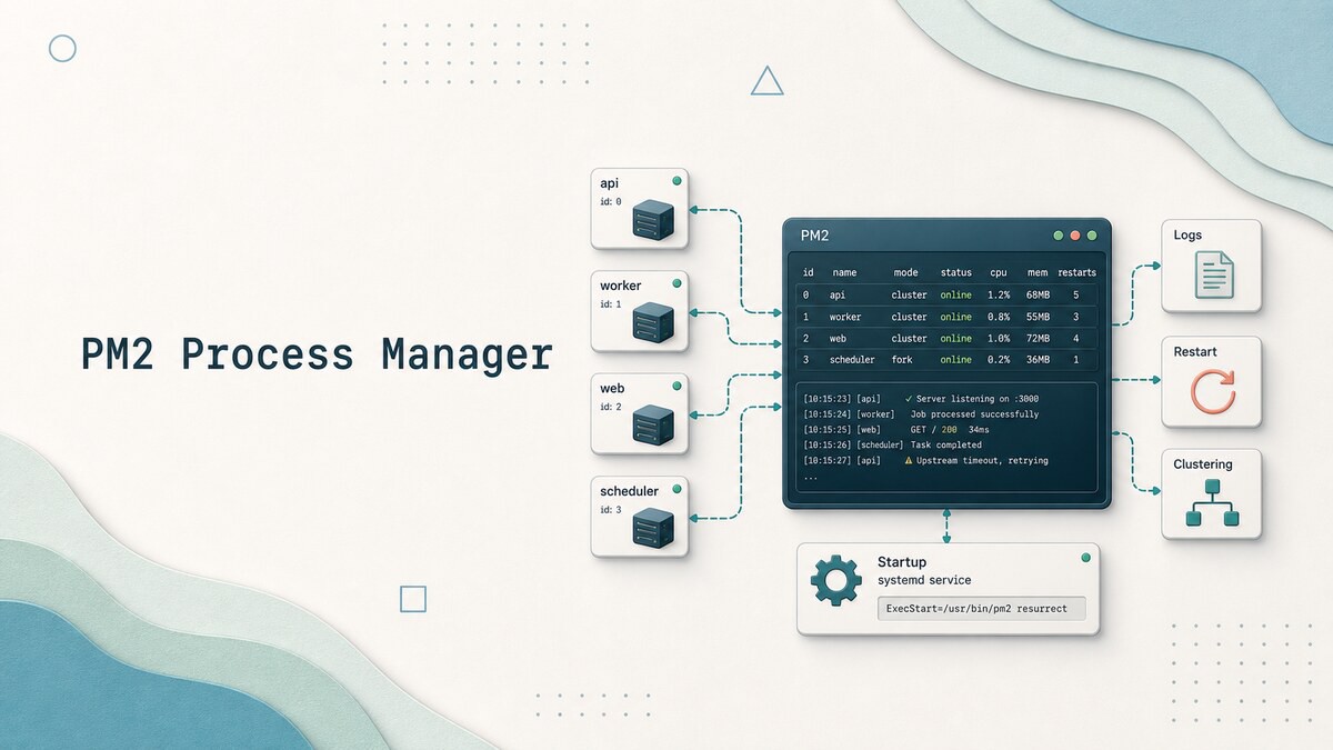 How to Manage Node.js Processes with PM2 | Linuxize