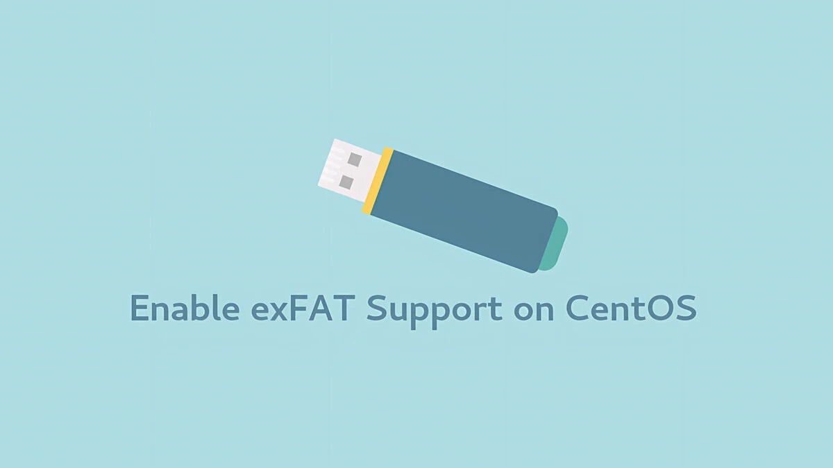 How to Mount an exFAT Drive on CentOS 7 | Linuxize