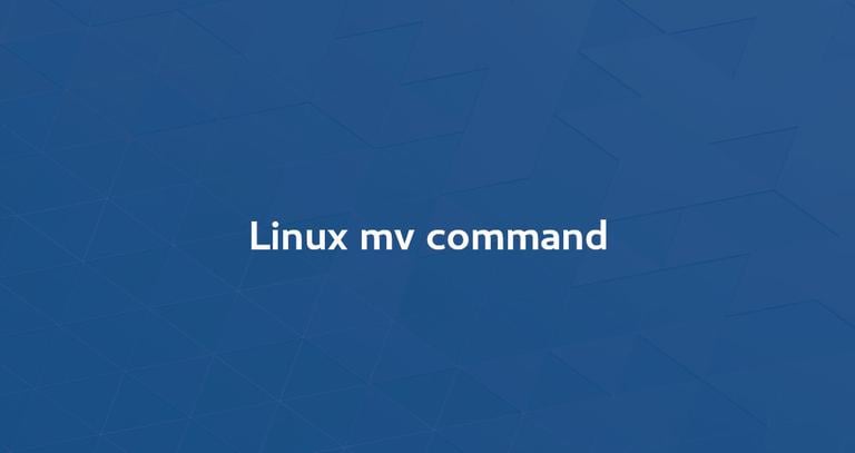 Move Files and Directories in Linux - mv Command