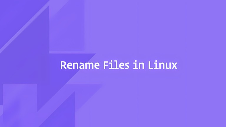 How to Rename Files in Linux