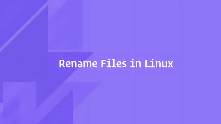 How to Rename Files in Linux
