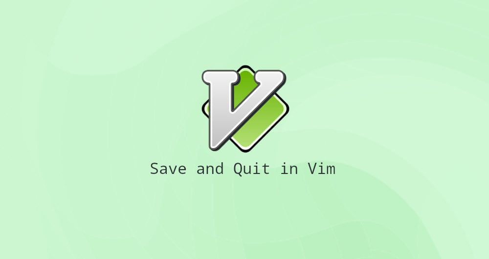 vim save quit