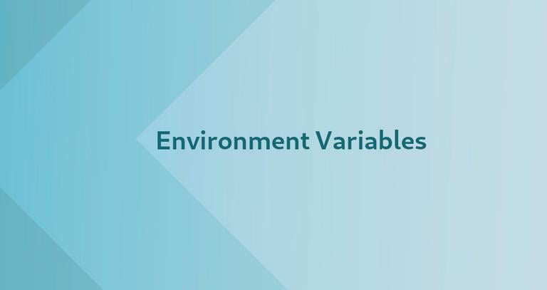 Set and List Environment Variables