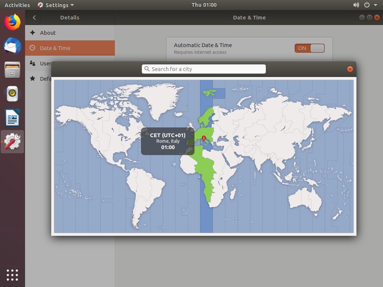 Ubuntu Change Timezone