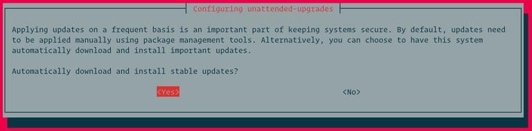 Enable Unattended Upgrades