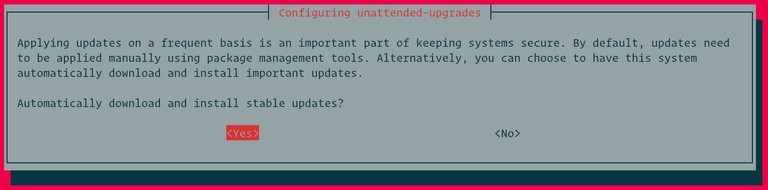 Enable Unattended Upgrades