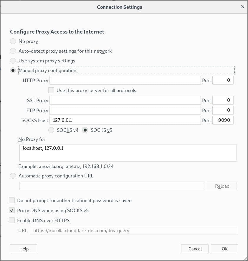 firefox ssh tunnel putty