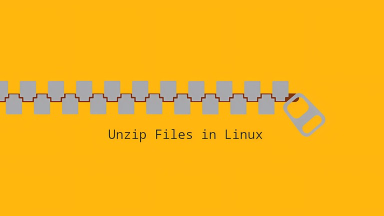 Unzip Files in Linux