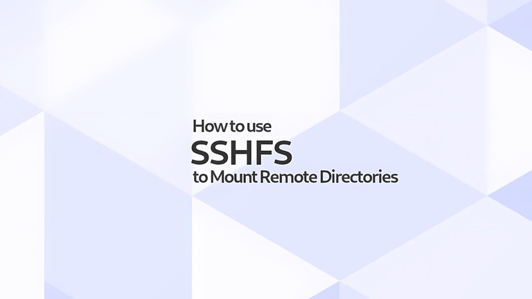 Terminal using SSHFS to mount a remote directory over SSH