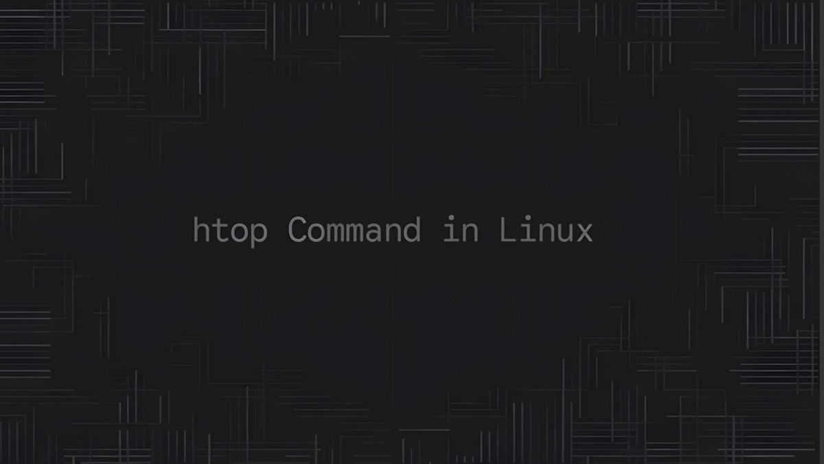 htop Command in Linux: Monitor Processes Interactively | Linuxize
